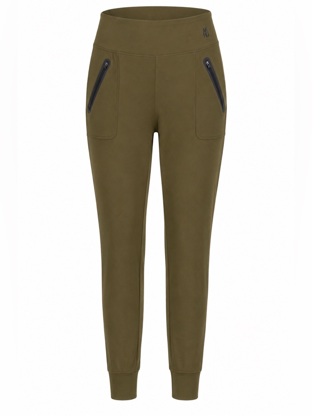 AKHG Women's Stone Run Hybrid Joggers in Kelp Forest Green Size Medium